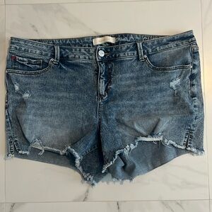 Slink Curvy Jean Plus Size Shorts